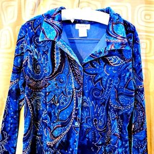 Rich Royal Blue Velvet by Sante